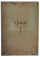 Maklári Mösler Endre (?-?) 1940. "MOVE - Rákosligeti TSE - 1934-1939" egyoldalas, ezüstözö...