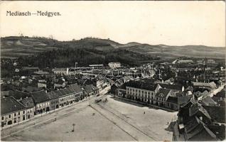 1918 Medgyes, Mediasch, Medias; látkép. Fritz Guggenberger kiadása / general view (EK)
