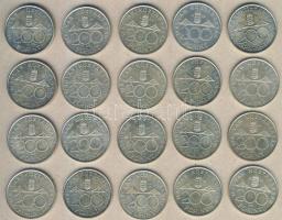 1994. 200Ft Ag "Deák" (20x) T:BU,2