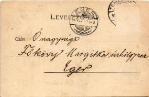 1899 (Vorläufer) Temesvár, Timisoara; Cs. és kir. gyalogsági hadapródiskola, férfi kerékpárral. Král...