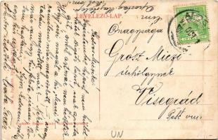 Apostag, Kossuth Lajos utca, templom. W.L. Bp. 5753. Bencze Sándor kiadása (EK)