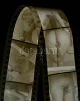 9 db amatőr erotikus fotónegatív tekercsben