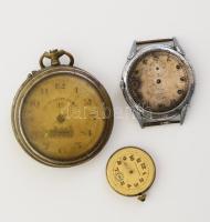 3 db régi óra alkatrésznek