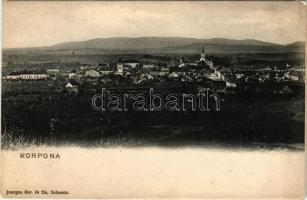 Korpona, Krupina; látkép. Joerges özv. és fia kiadása / general view (fl)