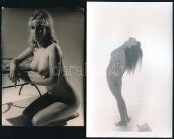 2 db erotikus fotó, 12×8,5 cm