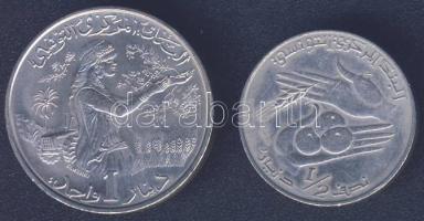 Tunézia 1976. 1/2D + 1D össz. 2db "FAO" T:1-,2