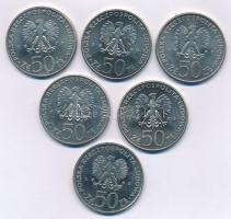 Lengyelország 1979. 50Zl Cu-Ni "I. Mieszko herceg" + 50Zl Cu-Ni "I. Boleszláv" +...