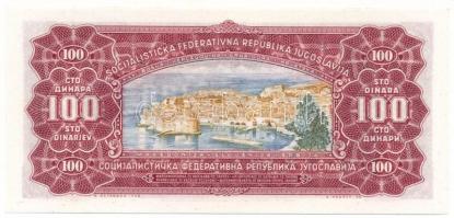 Jugoszlávia 1963. 100D "AE 006646" T:UNC
Yugoslavia 1963. 100 Dinara "AE 006646&quot...