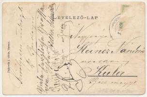 Sebed, Sipet (Temes); Posta, községháza, Iskola utca. Dajkovits J. utóda / post office, town hall, s...