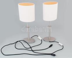 Gebrüder Knapstein Leuchten Sundern asztali lámpa pár, jelzett, m: 47,5 cm