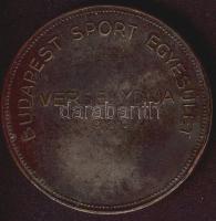 1939 "Budapest Sport Egyesület versenydíja" ff emlékplakett T:2