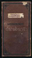 1922 Egyetemi leckekönyv Dr. Cholnoky Jenő saját kezű aláírásával