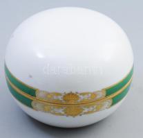 Herendi D'or et Vert mintás bonbonier, jelzett, kis kopással, d: 11,5 cm