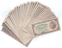 Vegyes 38db-os inflációs pengő bankjegy tétel T:F,VG