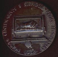 1948 "Nemzetközi Eucharisztikus Kongresszus-Budapest" ff emlékplakett T:2