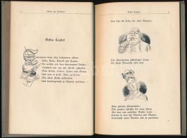 Busch, Wilhelm: Bilder zur Jobsiade. München: Verlag von Fr. Bassermann 1915, 67p. Kiadói vászonköté...