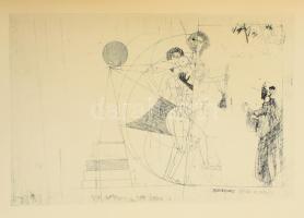 Németh Lajos: Kondor Béla. Tizenhét rézkarc. A bevezető tanulmányt Németh Lajos írta. Bp., 1980, Cor...