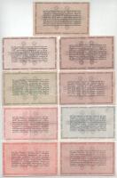 1946. 10.000AP sorszámmal, vízjeles papíron + 50.000AP sorszámmal, vízjeles papíron + 100.000AP (3xk...