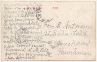 Segesvár, Schässburg, Sighisoara; látkép, Wilhelm Löw reklám. W. Nagy kiadása / general view, advert...