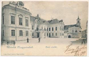 1901 Nagyvárad, Oradea; Corso (korzó). Lang József kiadása / corso, promenade (EK)