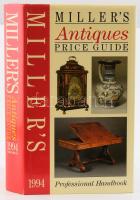 Miller's Antiques Price Guide 1994 (Volume XV). Consultant Judith Miller. hn.,1994, Ted Smart. Gazdag képanyaggal illusztrált. Kiadói kartonált papírkötés, kiadói papír védőborítóban.