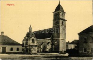 Bajmóc, Bojnice; Templom és kápolna. Gubits B. kiadása Privigyén 1733. (W.L. ?) / church and chapel (EK)