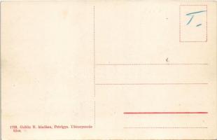 Bajmóc, Bojnice; Templom és kápolna. Gubits B. kiadása Privigyén 1733. (W.L. ?) / church and chapel ...