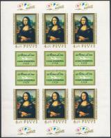 1974 Mona Lisa vágott kisív (30.000)