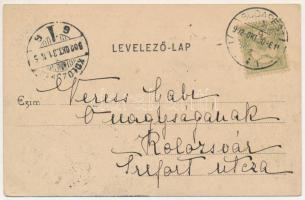1902 Budapest V. Kossuth Lajos utca, Klotild palota, bútor raktár, üzletek, szecessziós keretben. Di...