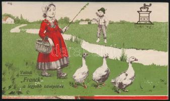 Franck kávé számolócédula