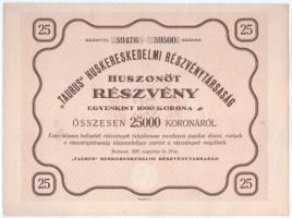 Budapest 1906. "A Magyar Jelzálog-Hitelbank Nyeremény-Kötvénye" "A" részkötvény ...