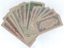 1944. "A Vöröshadsereg Parancsnoksága" tétel, benne: 1P (2x) + 2P (2x) + 5P (2x) + 10P (2x) + 20P (2x) + 50P (2x) + 100P (2x) T:VG,G, közte 2db F