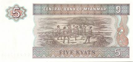 Myanmar 5 klf db modern bankjegy T:I