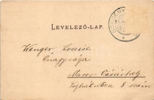 1900 Görgényszentimre, Görgény-Szt.-Imre, Gurghiu (Maros); látkép. Heiter Gy. kiadása (Szászrégen) /...
