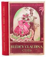 Dánielné Lengyel Laura: Rhédey Claudina. Regény. Bp.,én.,Singer és Wolfner. Kiadói illusztrált félvászon-kötés, kopott borítóval.