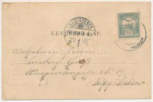 1906 Szászsebes, Mühlbach, Sebesul Sasesc, Sebes; Evangélikus templom, belső, oltár, orgona. J. Hien...