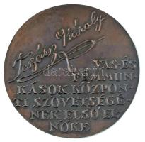 Kiss György (1943-2016) DN "Teszársz Károly - Vas- és Fémmunkások Központi Szövetségének első e...