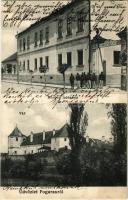 1912 Fogaras, Fagaras; Honvéd laktanya, vár / K.u.k. military barracks, castle (EK)