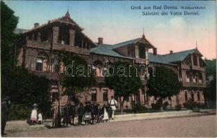 Vatra Dornei, Dornavátra, Bad Dorna-Watra (Bukovina, Bucovina, Bukowina); Waldparkhotel / hotel. Verlag der Papierhandlung Hammer 1912. (EK)