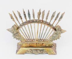 Ezüst (Ag) olivabogyós készlet 98 g , jelzett, dobozában