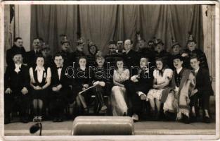 Léva, Levice; magyar színházi előadás / Hungarian theatre play. Hajdú Sándor fényképész, photo (EB)