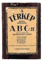 Kogutowicz Lajos: A térkép írás, olvasás abc-je. 1. füzet. Bp., 1929., Szerzői,(Stádum-ny.), 95+9 p. 3. kiadás. Átkötött félvászon-kötés, kopott borítóval, foltos lapokkal.