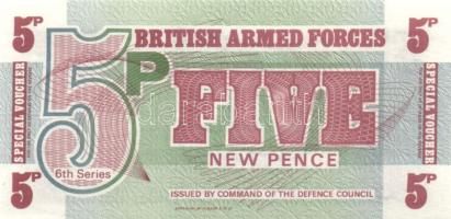 Nagy-Britannia 6db (4klf) modern bankjegy T:I