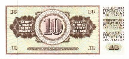 Jugoszlávia 9db (8klf) modern bankjegy T:I