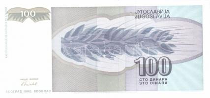 Jugoszlávia 9db (8klf) modern bankjegy T:I