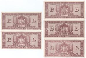 1946. 100.000BP (10x) T:XF-F szép papír, fo.
Adamo P36