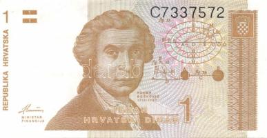 Horvátország 6 klf db modern bankjegy T:I