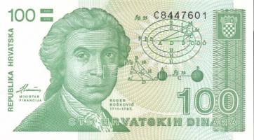Horvátország 6 klf db modern bankjegy T:I