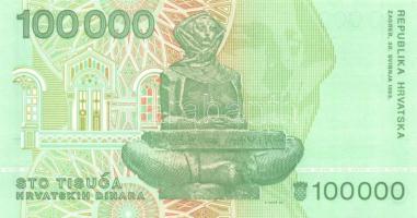 Horvátország 6 klf db modern bankjegy T:I