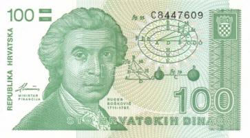 Horvátország 6 klf db modern bankjegy T:I